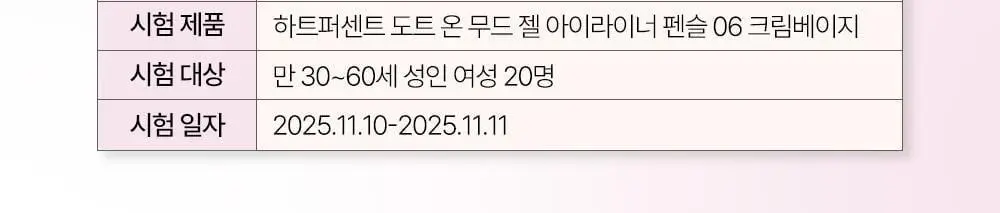 [리우 PICK] 하트퍼센트 도트 온 무드 젤 아이라이너 펜슬 0.5g 10종 상세페이지 29